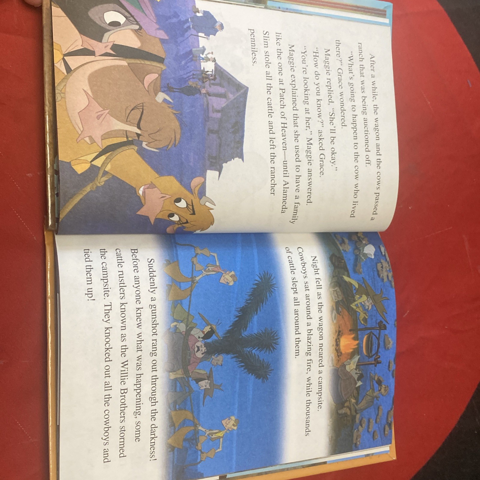 *KIDS* VINTAGE Home On The Range (2004,Hard Book) Disney Wonderful World Reading