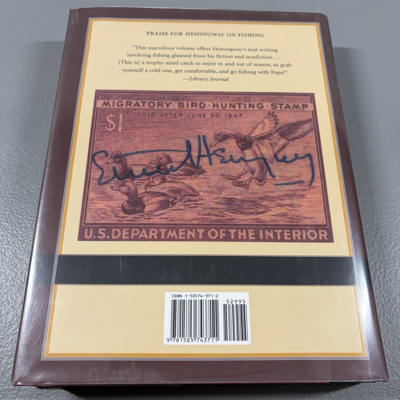 Hemingway On Hunting by Ernest Hemingway (2001, Hardcover).