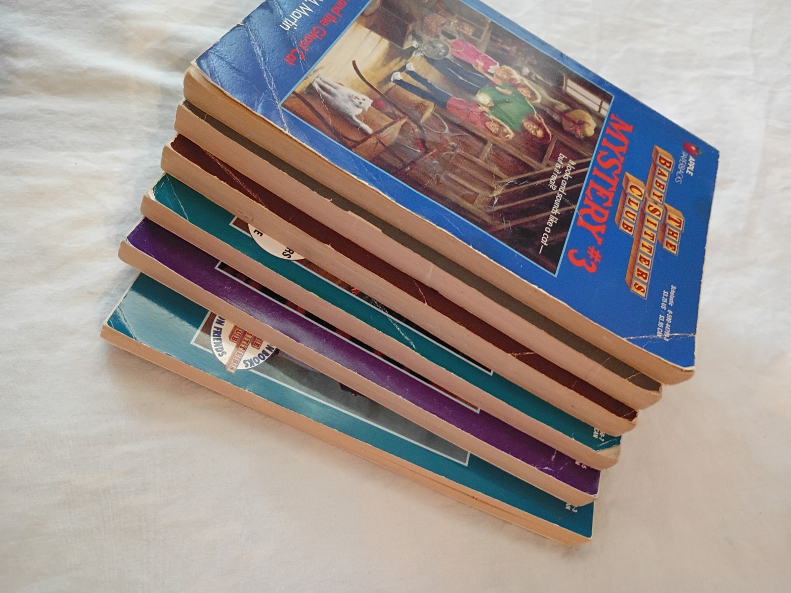 Vintage 1990s The Baby-Sitters Club Mystery Books Lot of 6 Paperbacks