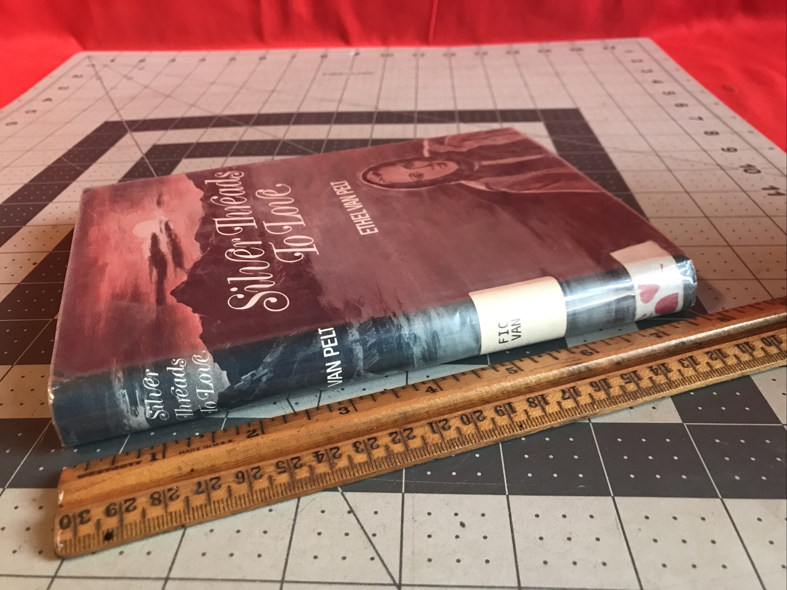 Vintage 1976 Silver Threads To Love by Ethel Van Pelt Hardcover Book