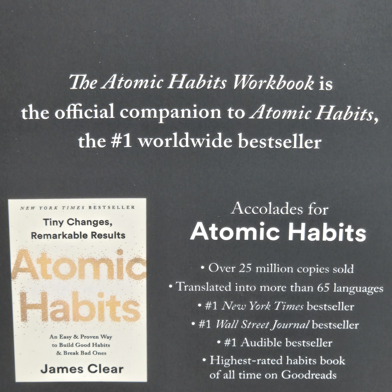 The Atomic Habits Workbook Simple Exercises for Building The Life 1st Printing
