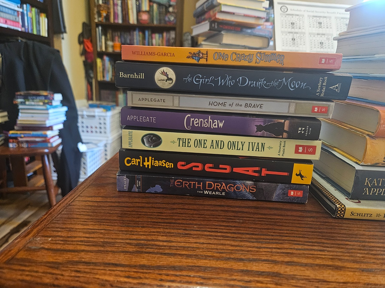Award Winning Middle Grade School Books 8 HC, 7 PB (See Description Below)