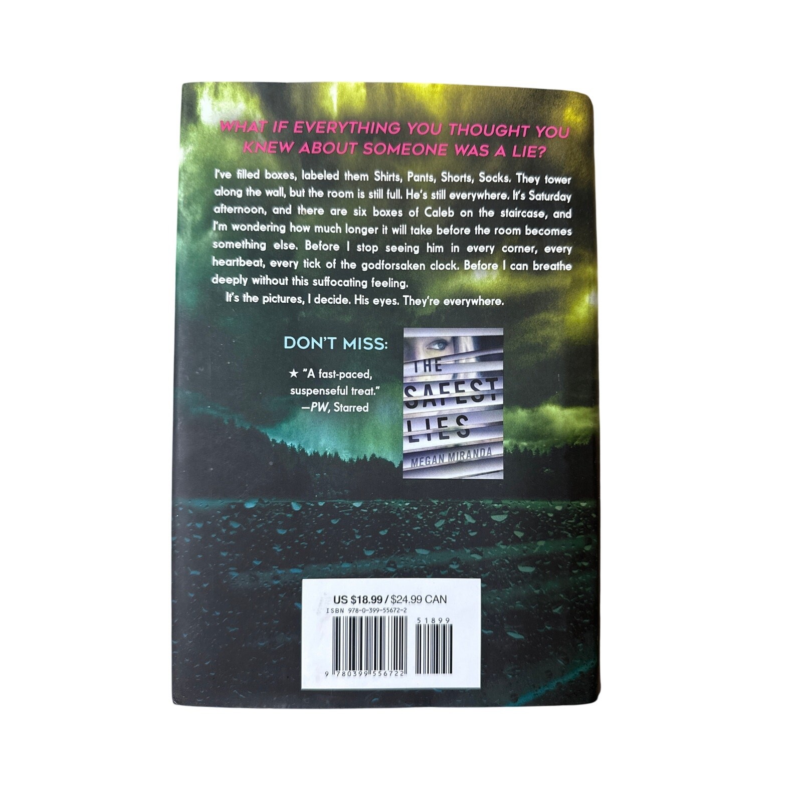 Fragments of the Lost by Megan Miranda Hardcover Book
