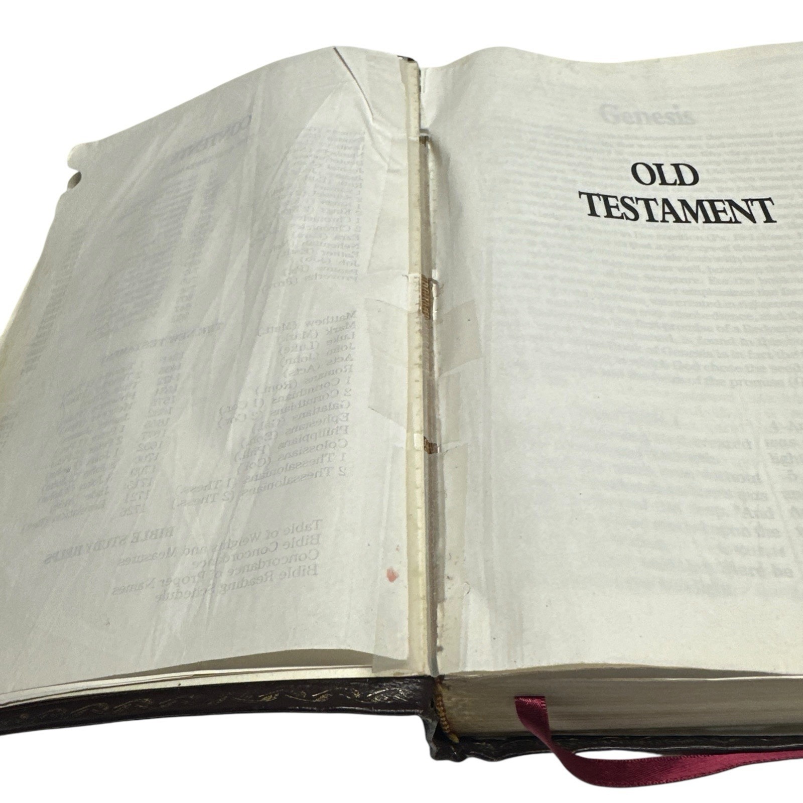 KJV Holy Bible Giant Print Version (Burgundy Leather, 1998) AMG Publishers