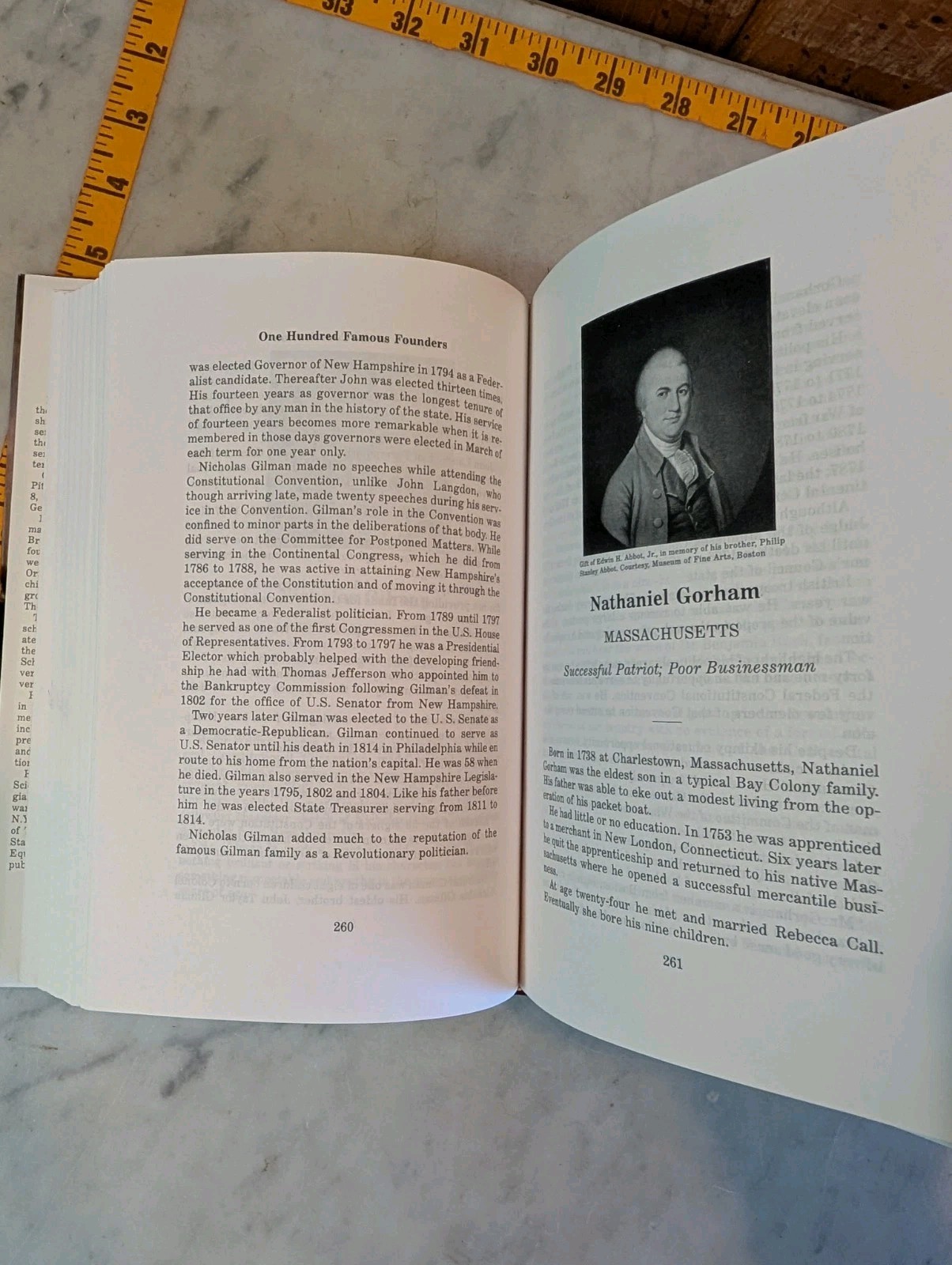 One Hundred Famous Founders Hardcover DJ Meldrim Thomson Jr. US History VG