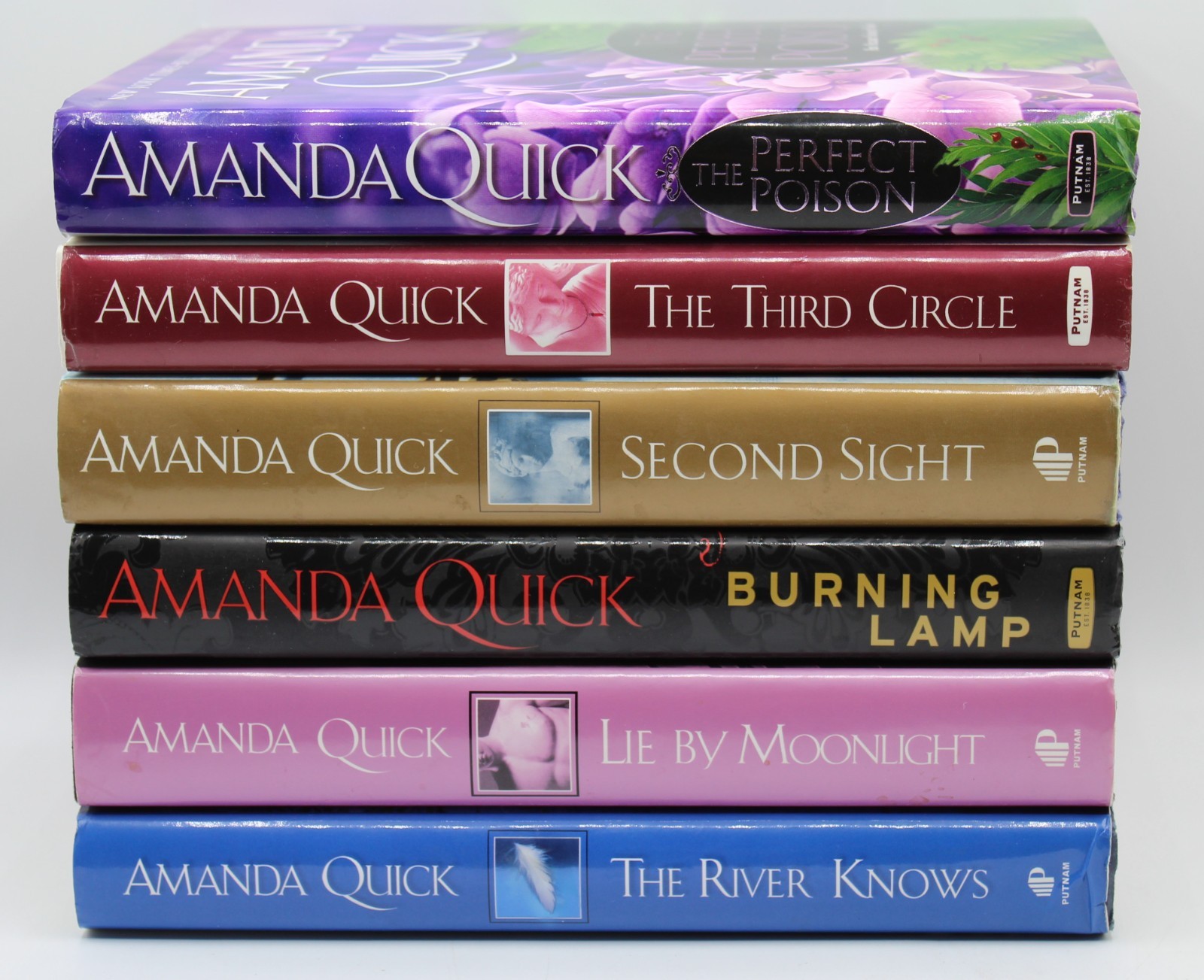 Lot of 6 Amanda Quick Hardcover Books Multiple Titles 3 Arcane Society Novels