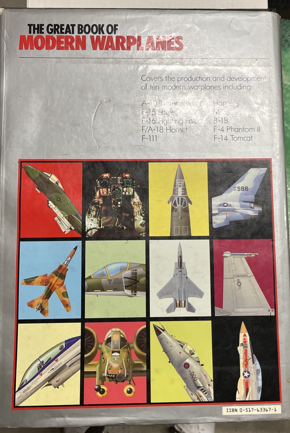The Great Book of Modern Warplanes by Sweetman, Bill Hardback Book~ 648 Pages