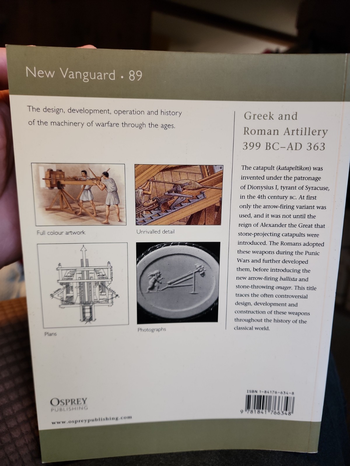 Greek and Roman Artillery 399 BC-AD 363 by Duncan B. Campbell (2003, Trade…