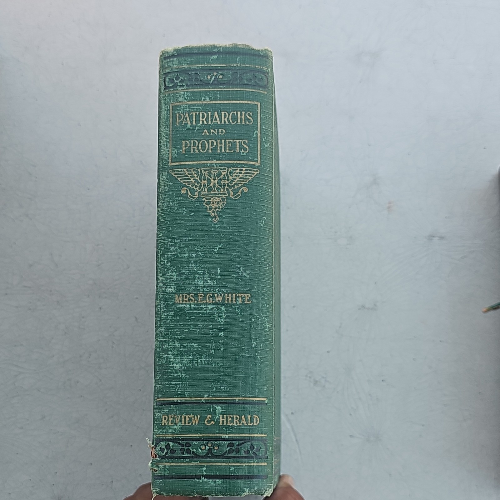 Patriarchs and Prophets Mrs. E.G. White 1927 Review & Herald Hardcover Illus