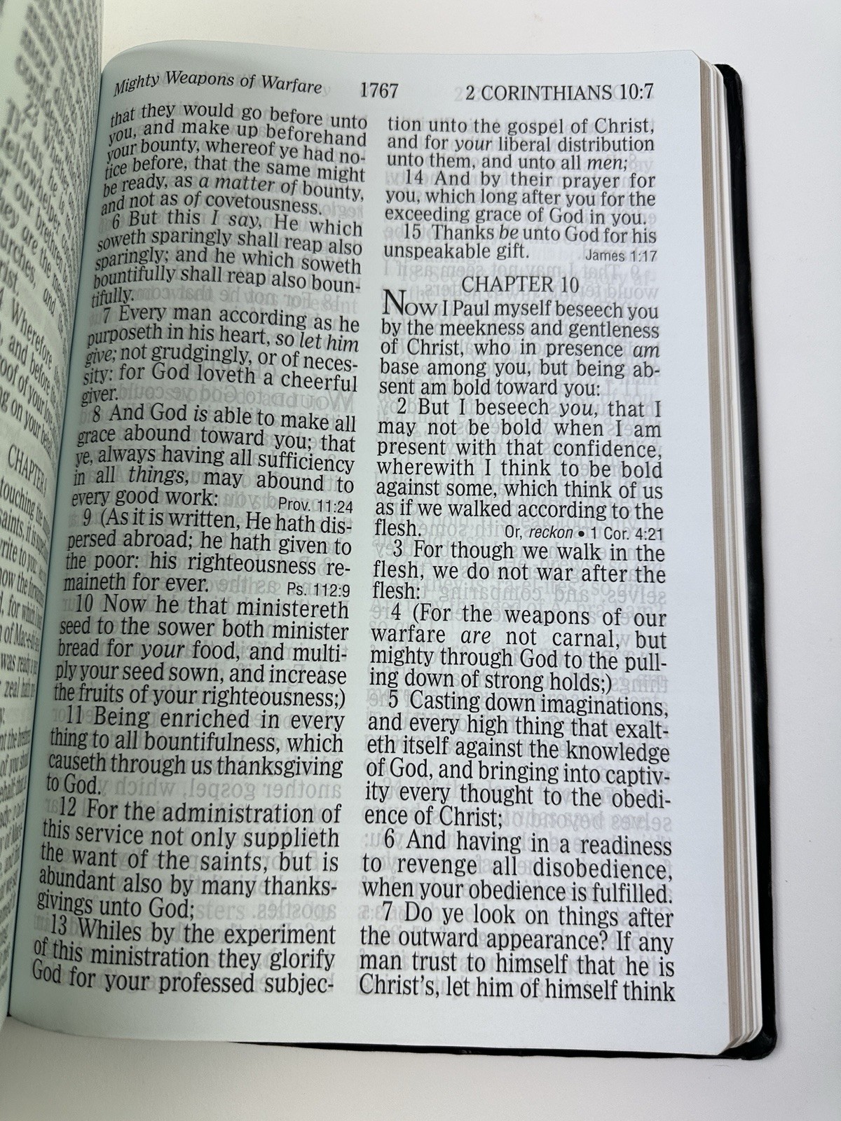 Holy Bible, KJV, Super Giant Print Reference Edition, 10.5” Inch, Holman, 1996