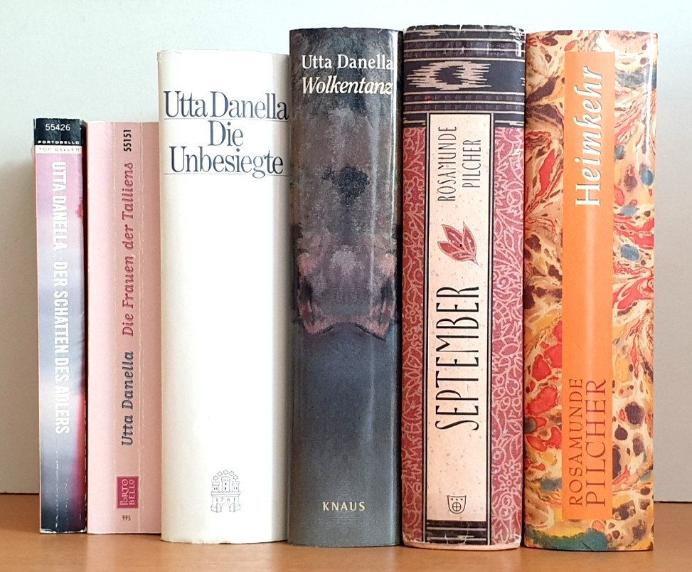BUCHPAKET+LIEBE+ROMANTIK+6 BÜCHER+ROSAMUNDE PILCHER+UTTA DANELLA+TB+HC+BUNDLE