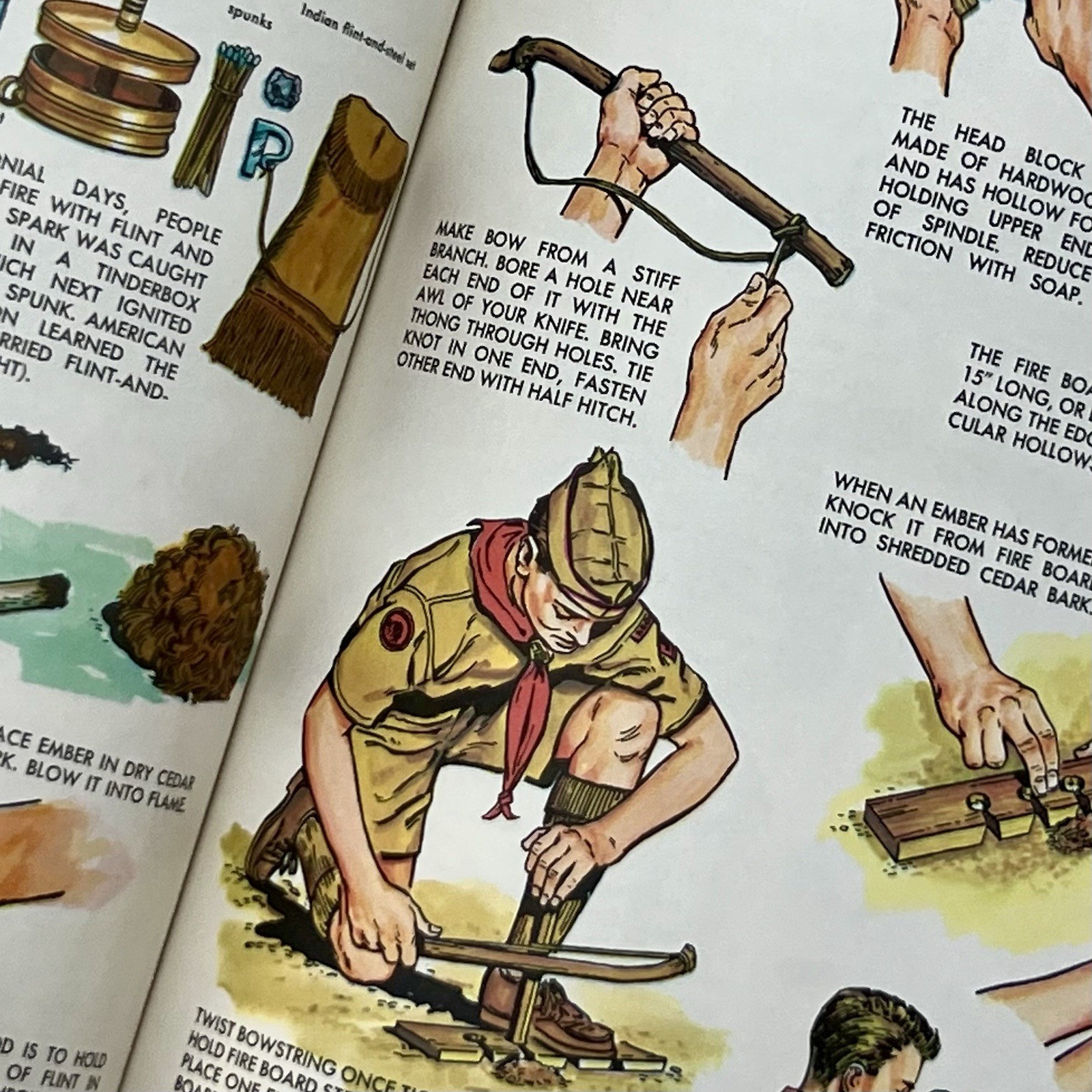 Golden Press The Golden Book of Camping and Camp Crafts HC Illustrated Lynn