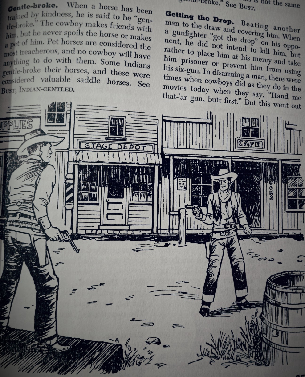 The Cowboy Encyclopedia 1951 First Edition 175 Illustrations 160 Pages HC