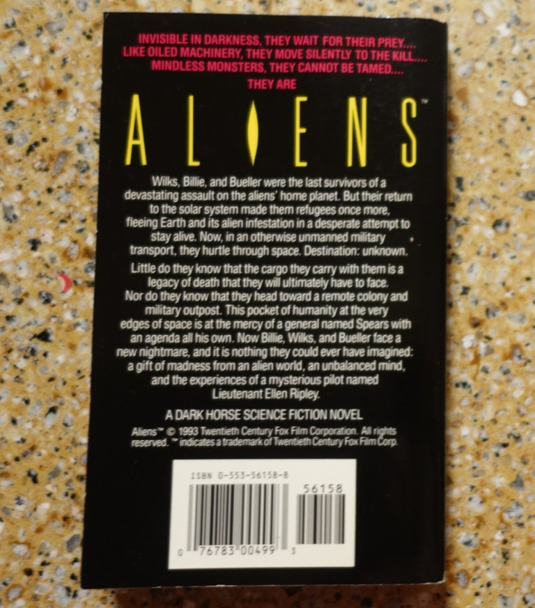 4 Book Lot – ALIENS: GENOCIDE, ROGUE, ALIEN HARVEST, NIGHTMARE ASYLUM Bantam PB