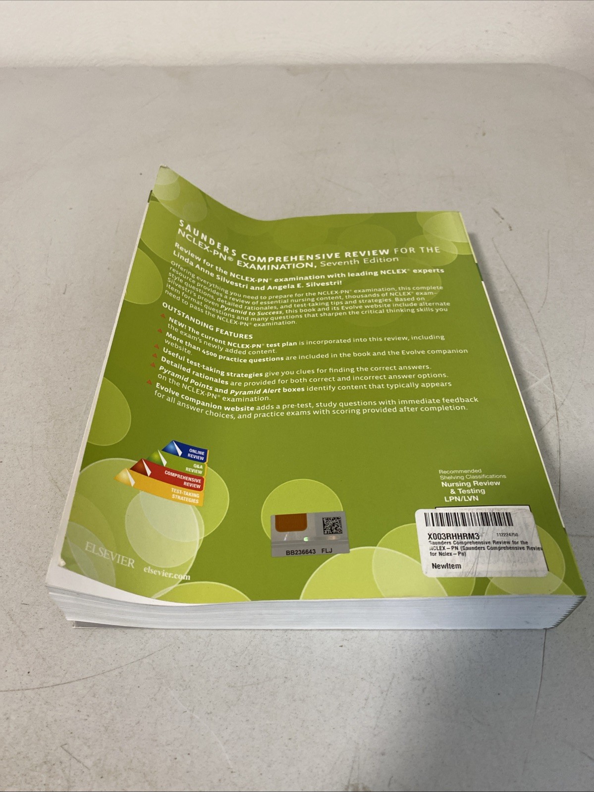 Saunders Comprehensive Review for the NCLEX-PN 7th edition Paperback