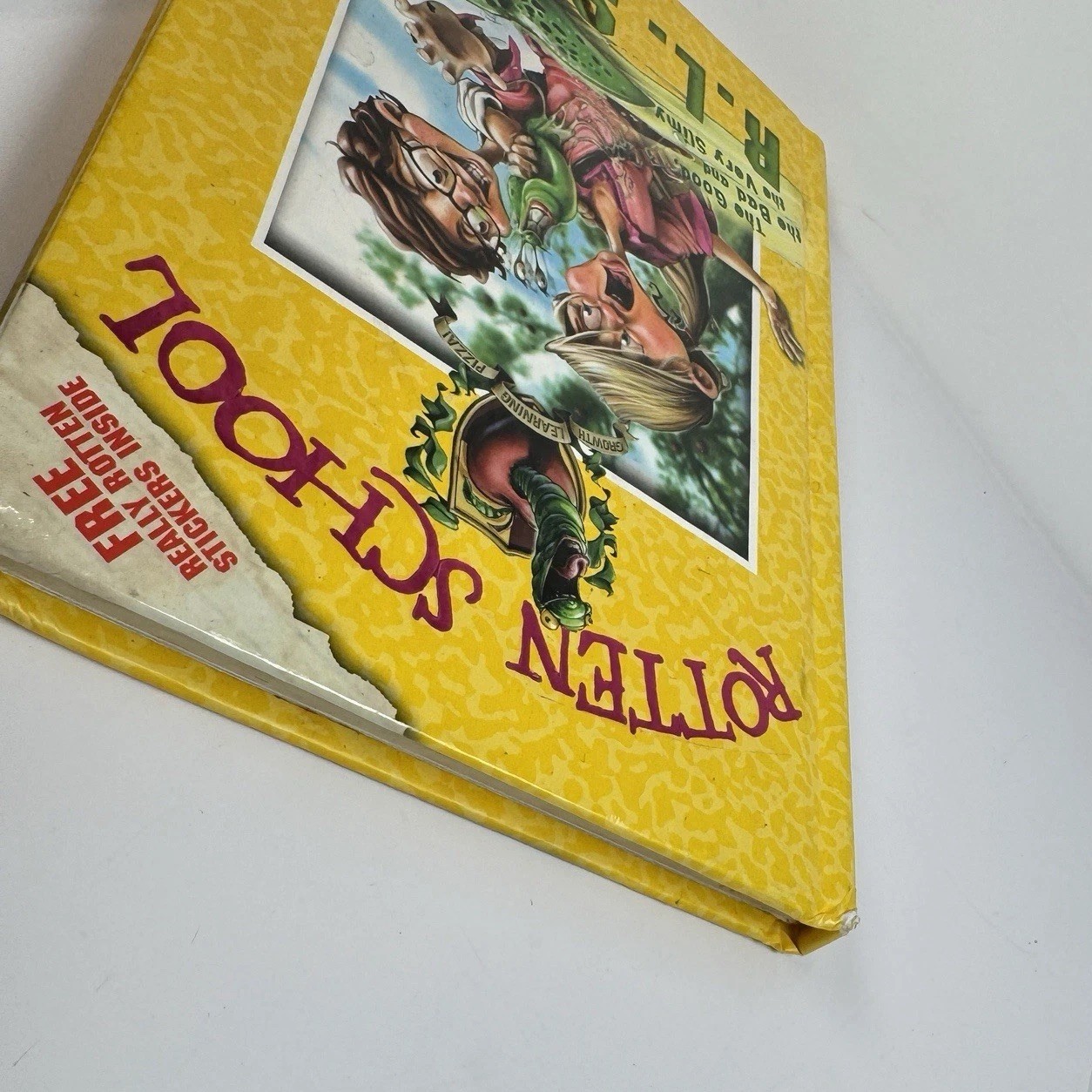 RL Stine Rotten School #3 The Good The Bad And The Very Slimy HC Illus