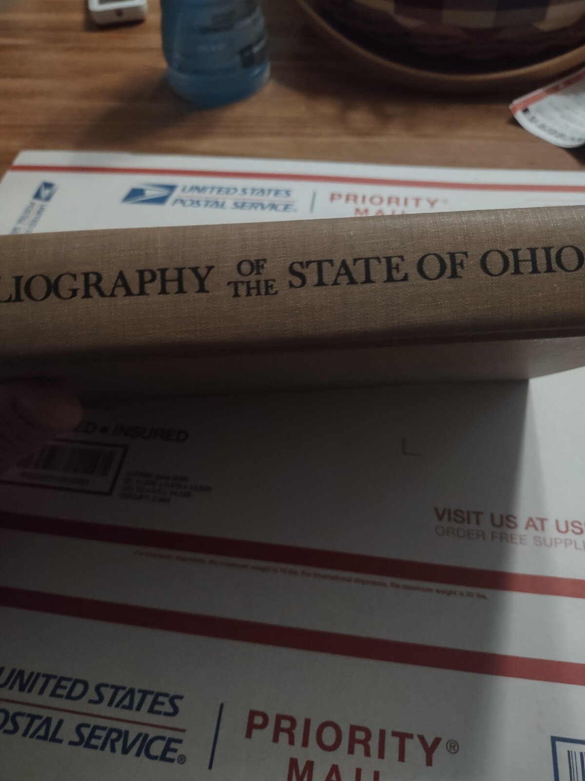 A BIBLIOGRAPHY OF THE STATE OF OHIO BEING A CATALOGUE OF BOOKS AND PAMPHLETS…