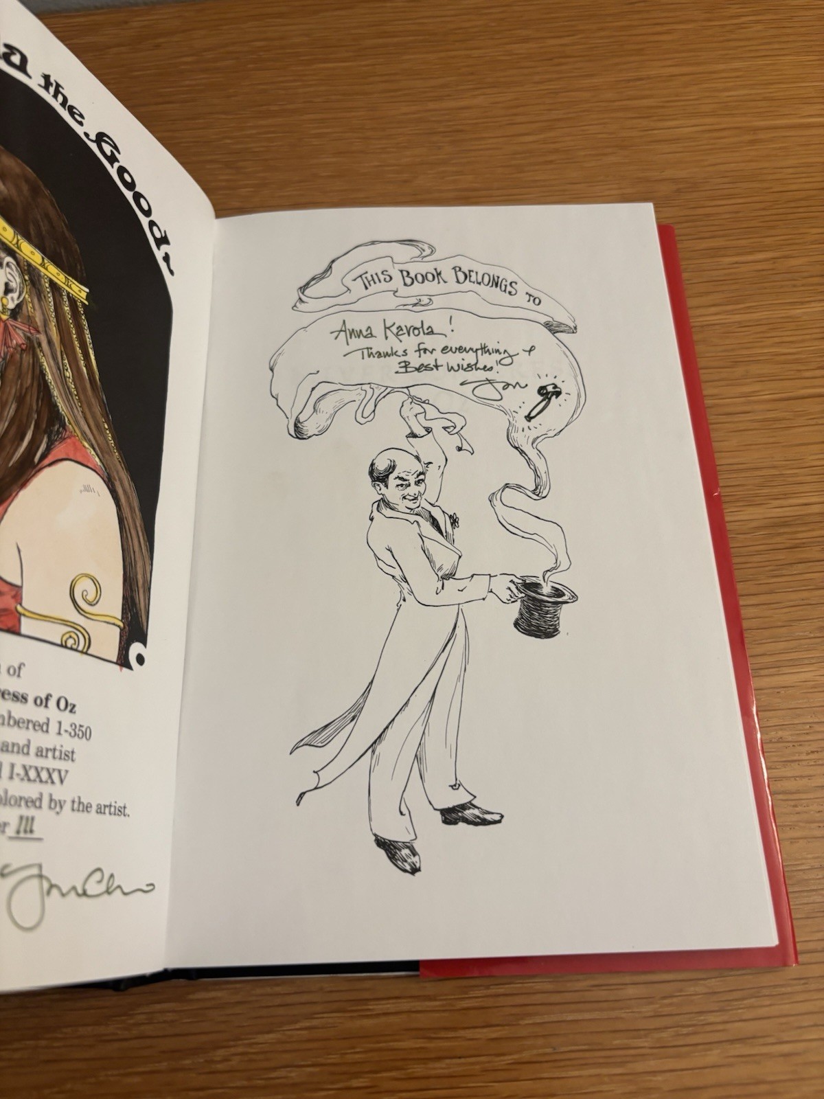 The Silver Sorceress of Oz by Atticus Gannaway Signed Limited Edition #111 2002