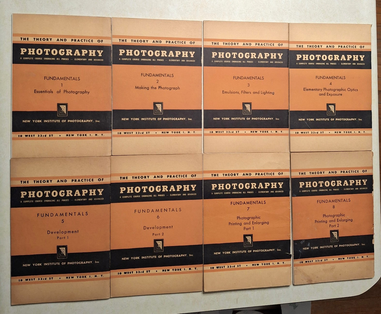 Theory and Practice of Photography Lot 35 Vintage Books 1950s NYI NY Institute