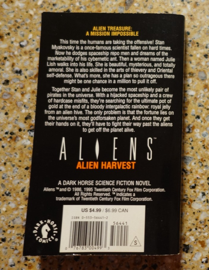 4 Book Lot – ALIENS: GENOCIDE, ROGUE, ALIEN HARVEST, NIGHTMARE ASYLUM Bantam PB