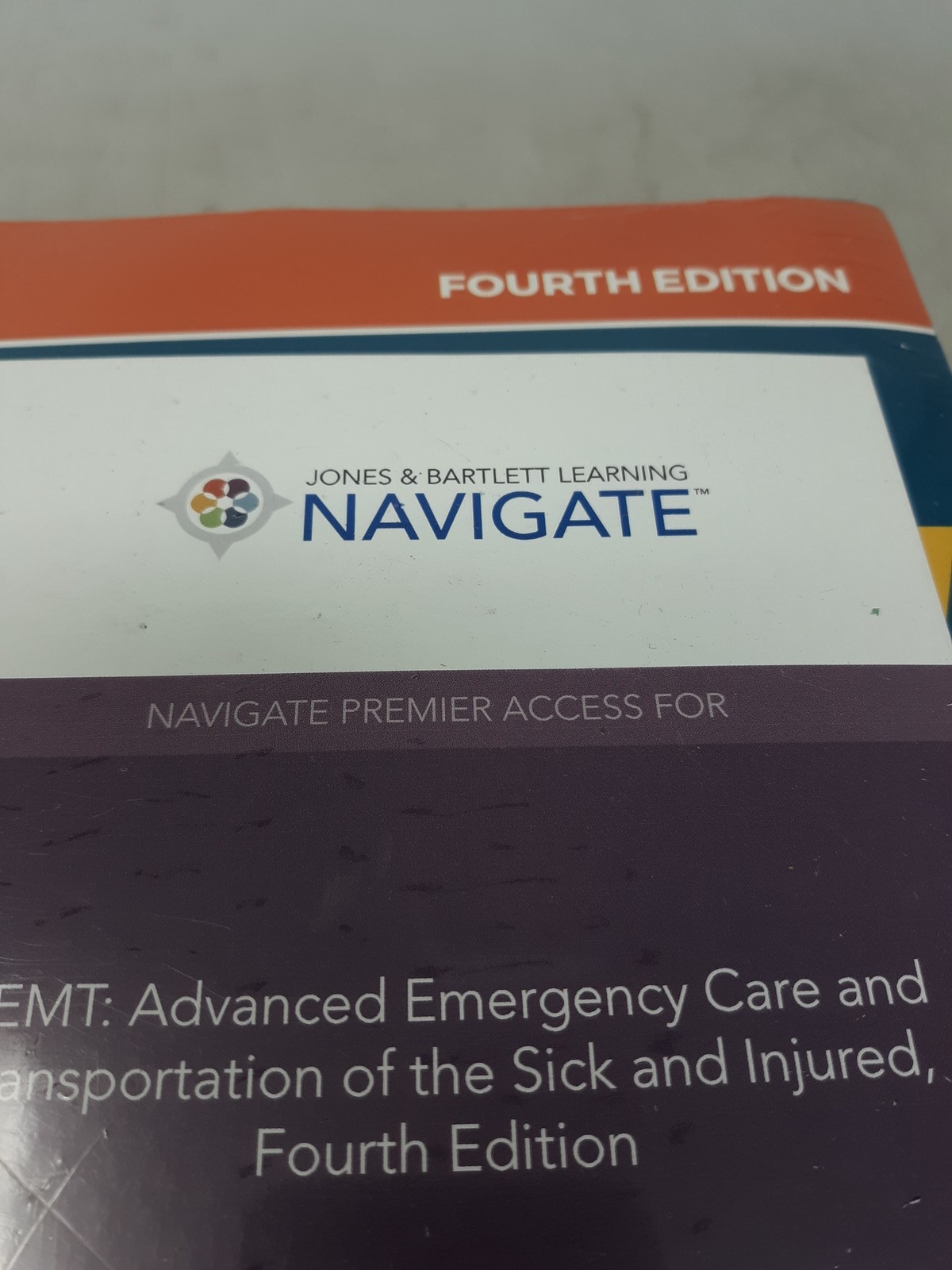 AAOS AEMT Advanced Emergency Care & Transportation Sick Injured 4th Ed Premier