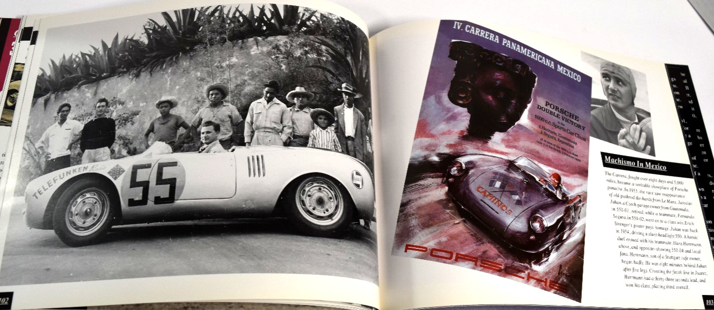 VINTAGE- Porsche 356 & 550 A Pictorial History by Henry Rasmussen *LIKE NEW*