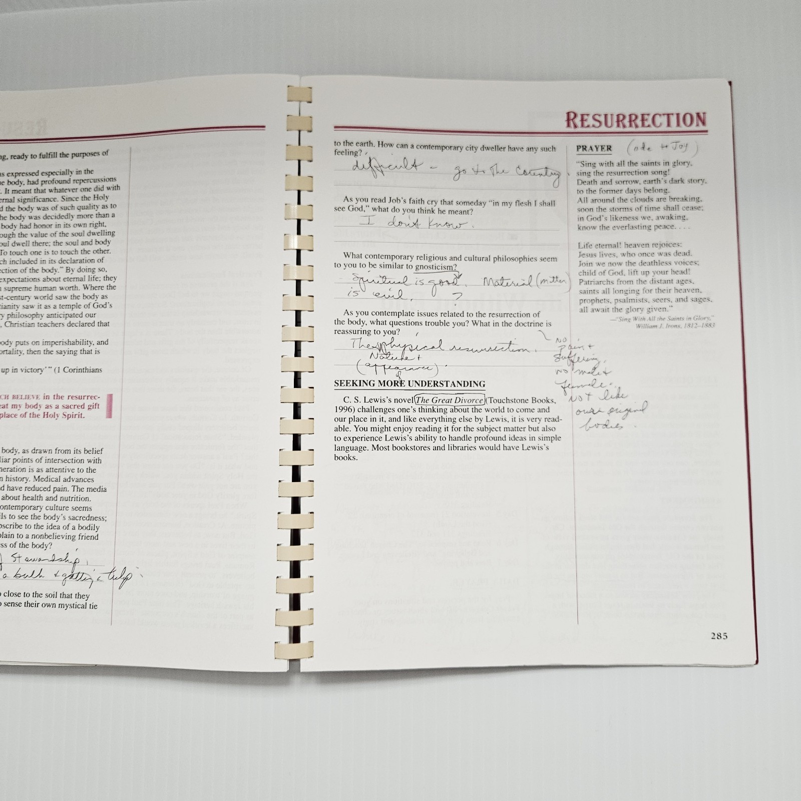 Christian Believer Book Knowing God with Heart and Mind Bible Study Manual