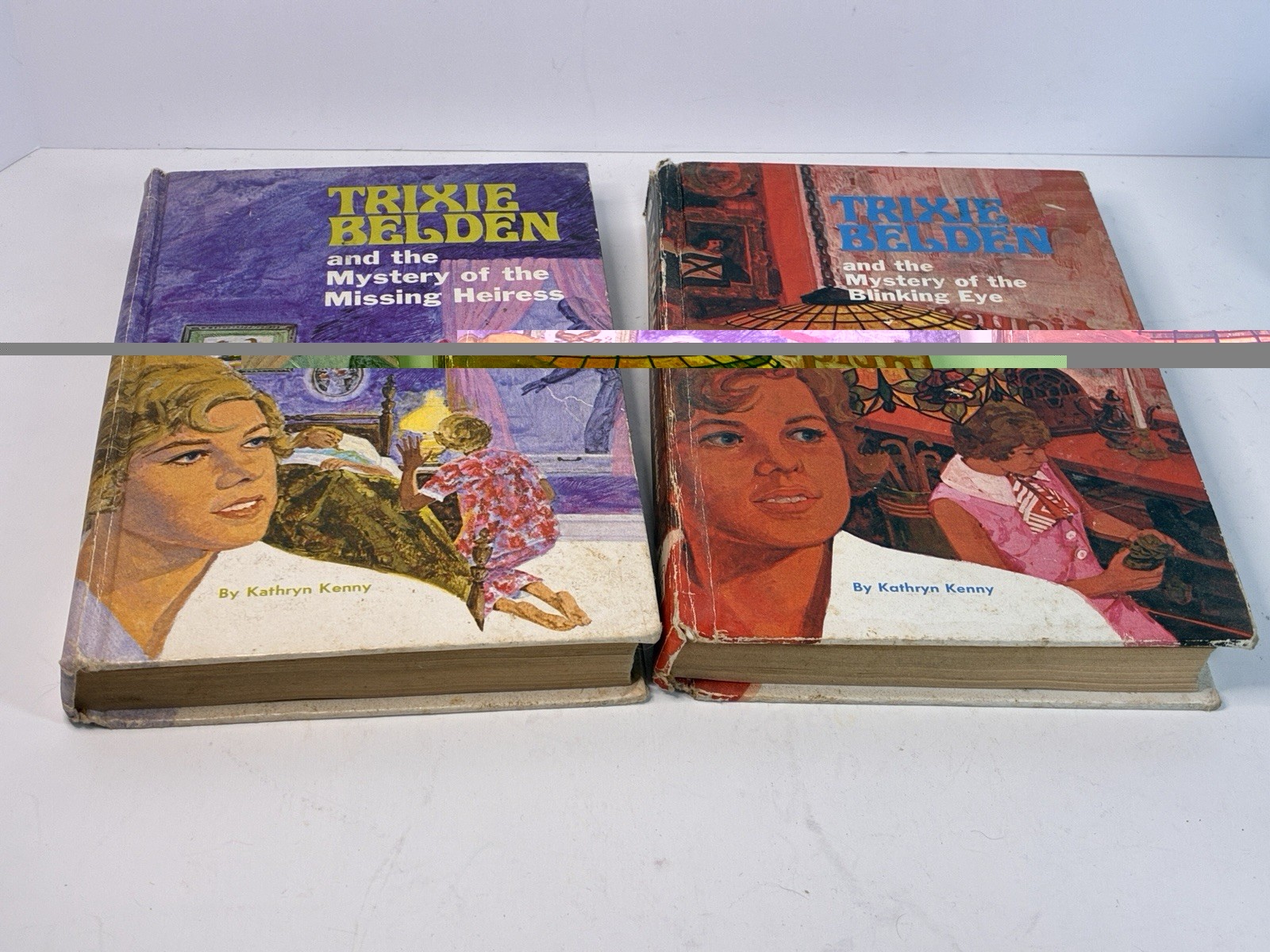 Whitman Trixie Belden books FREE SHIP Vintage Lot 4 HC and Paperback