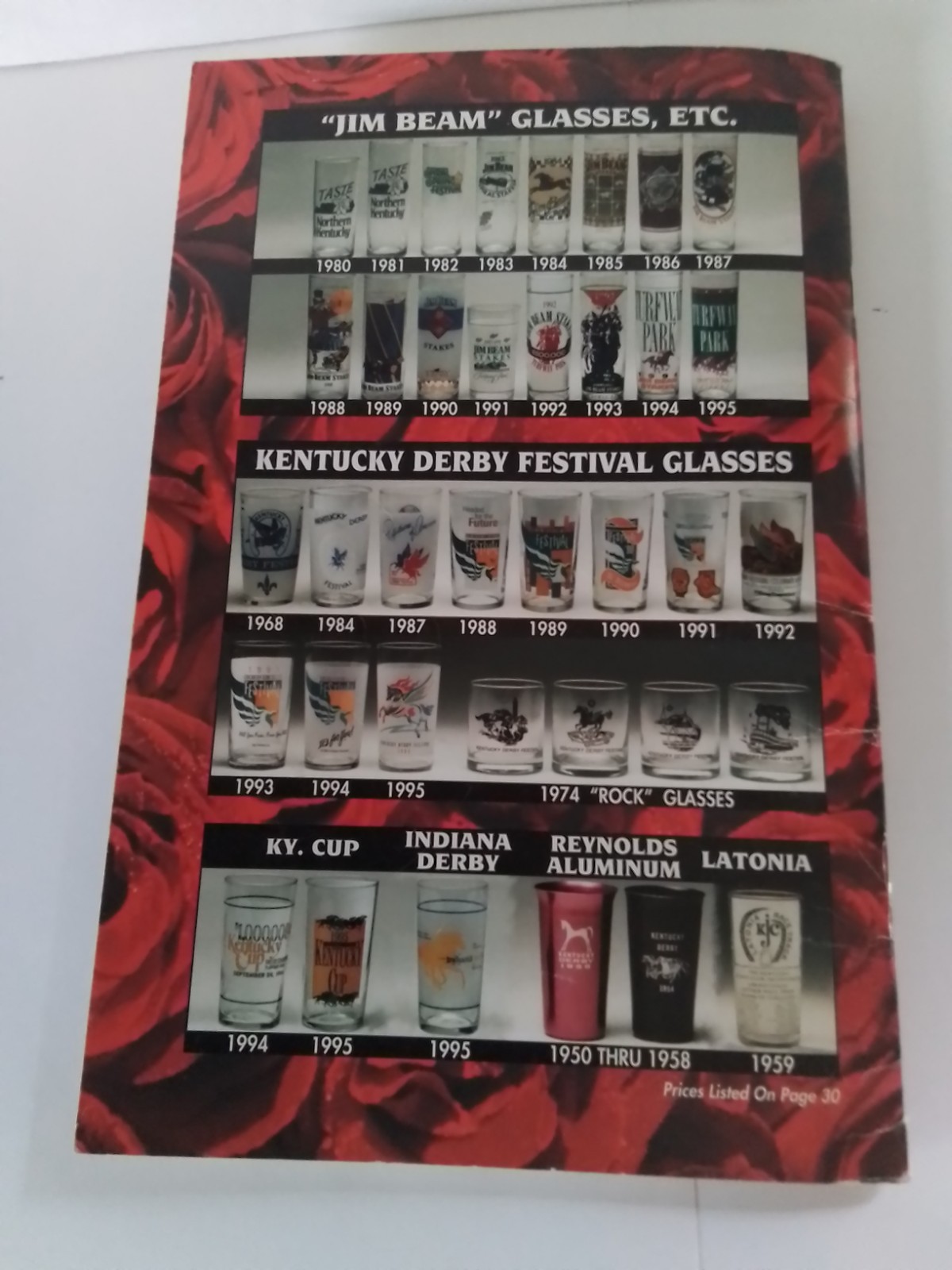 Pictorial Price Guide Covering Horse Racing Glasses By Bill Friedberg – 1996