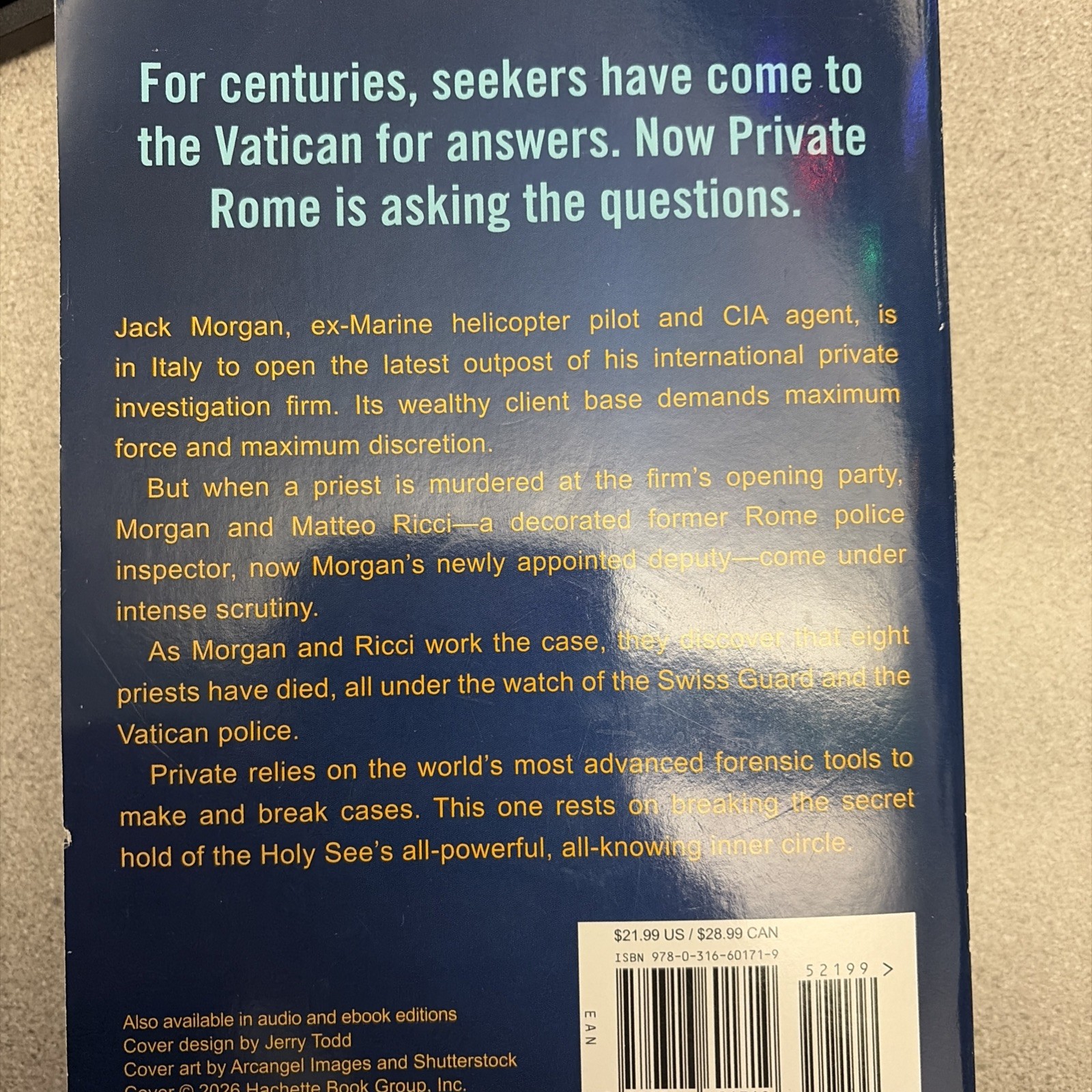 Private Rome: A Private Novel – paperback Patterson, James|Hamdy, Adam Large Prn
