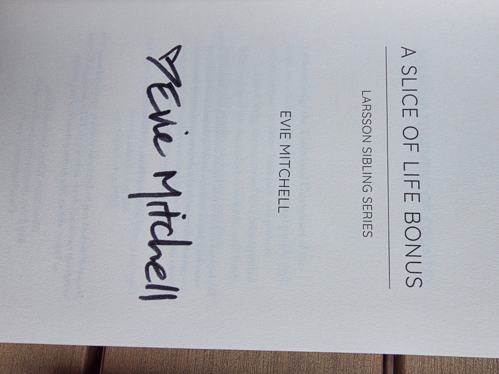Evie Mitchell RARE book signing bundle