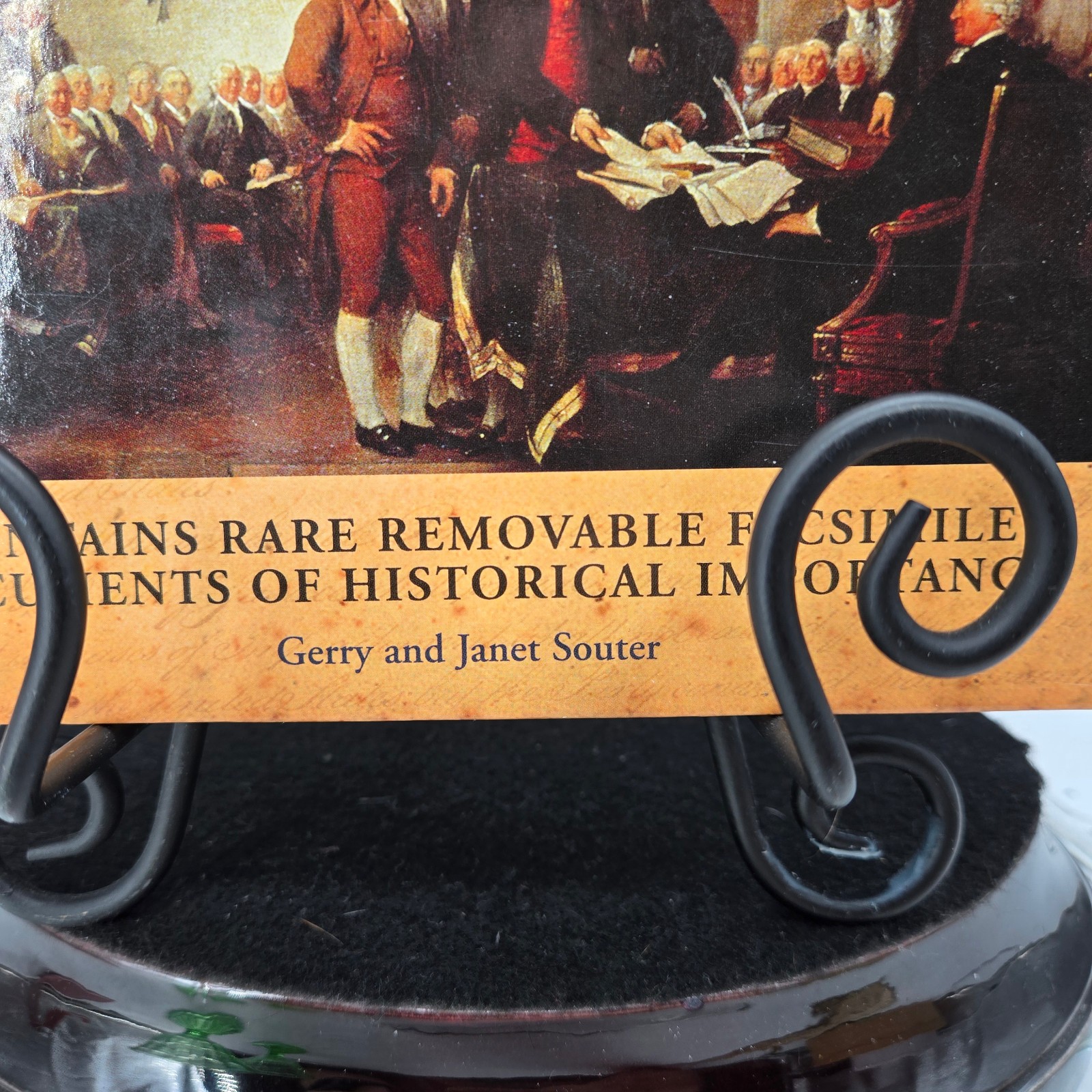 Founding Fathers The Shaping of America Contains Rare Removable Document Copies.
