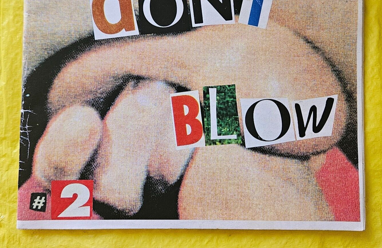 SUCK DON’T BLOW #2 ‚Mediocre Slopsheet‘ 90’S ZINE Drew Barrymore ANTHONY KIEDIS