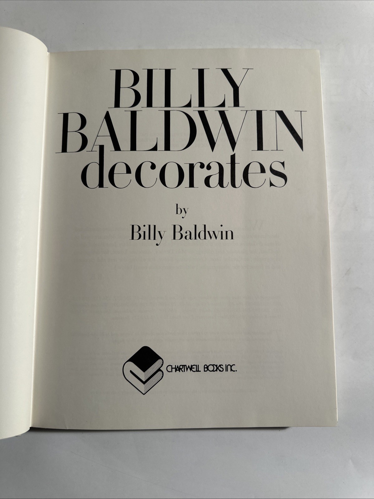 Billy Baldwin Decorates: A Book of Practical Decorating Ideas-HB-DJ-1972-221 pgs