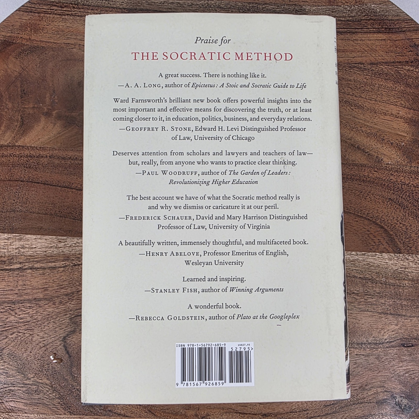 The Socratic Method A Practitioner’s Handbook Hardcover Ward Farnsworth Godine