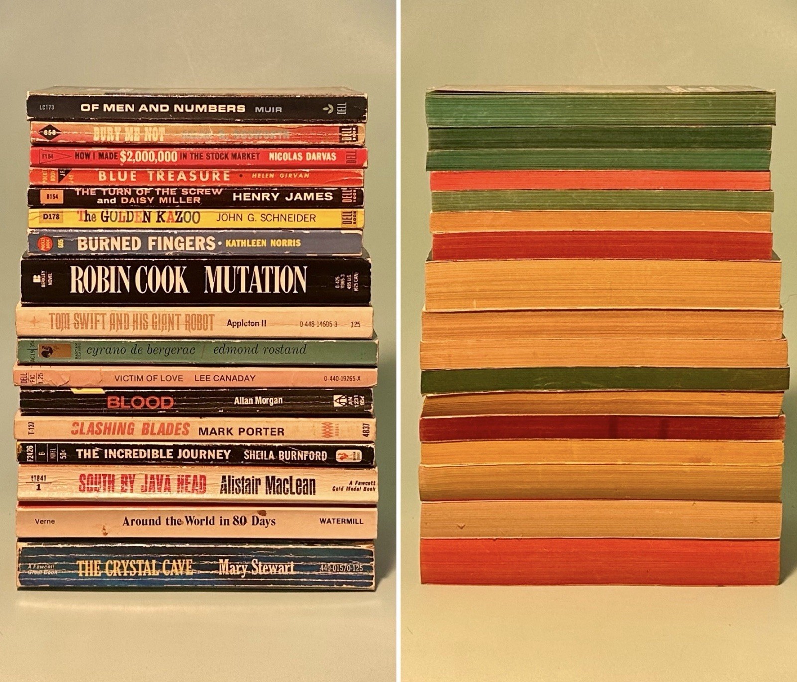 [LOT of 50] Vintage Paperbacks Great Authors & Titles Various Mixed Genres Clean