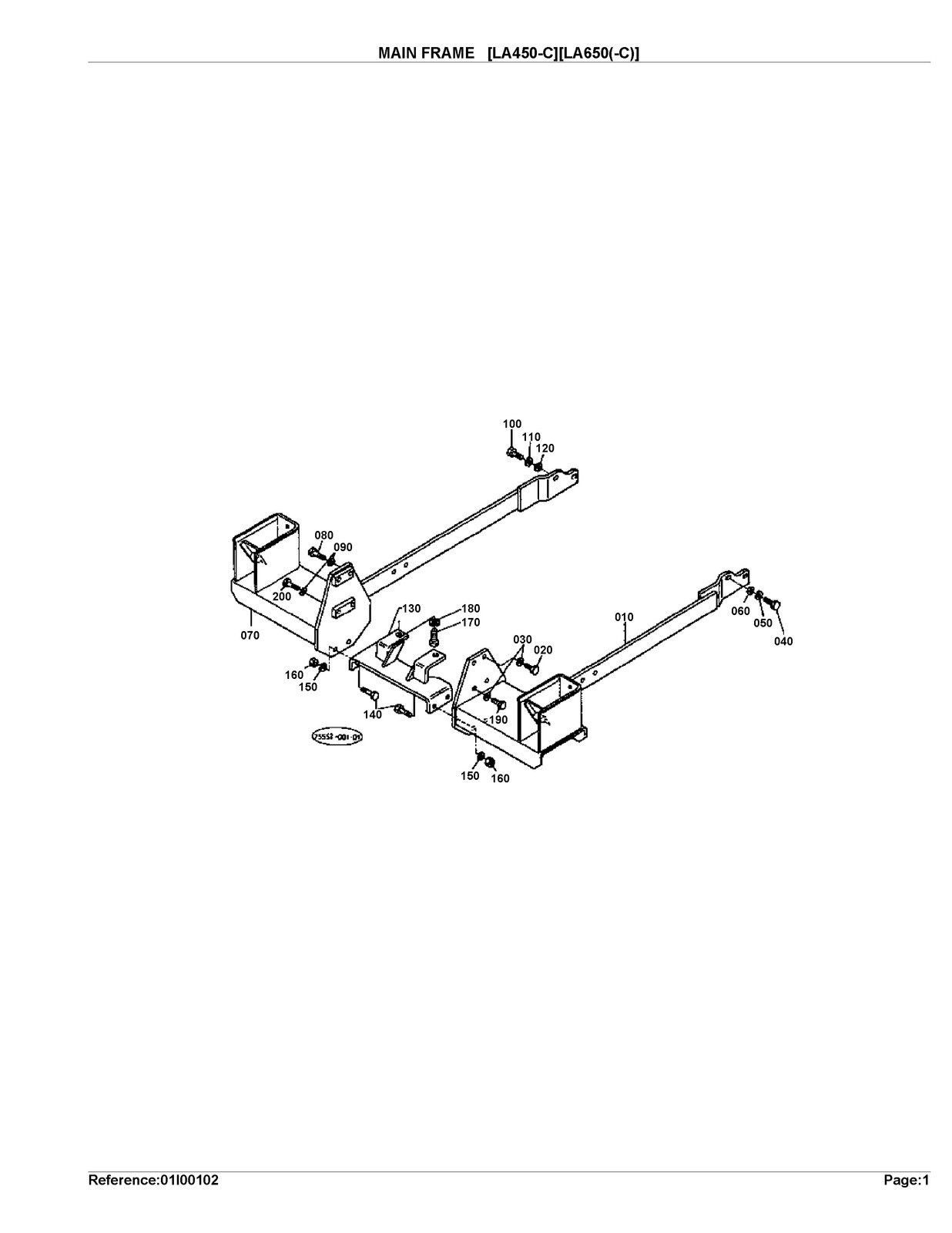KUBOTA LA650 Loader Illustrated Parts List Manual – WIRE SECURED – TOUGH JACKET