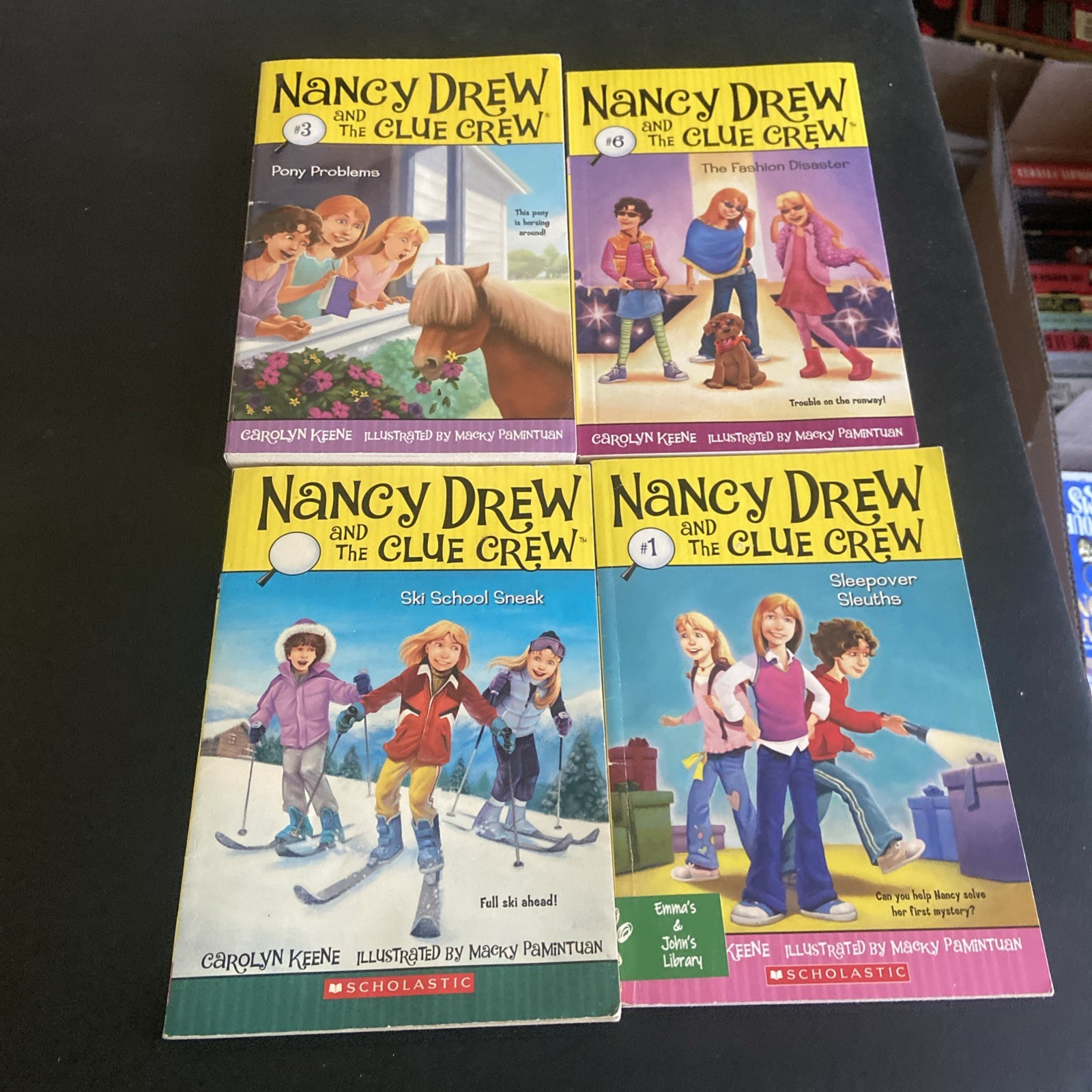 Nancy Drew and Clue Crew By Carolyn Keene Lot Of 11 PBs W/12 Stories G-VG Cond