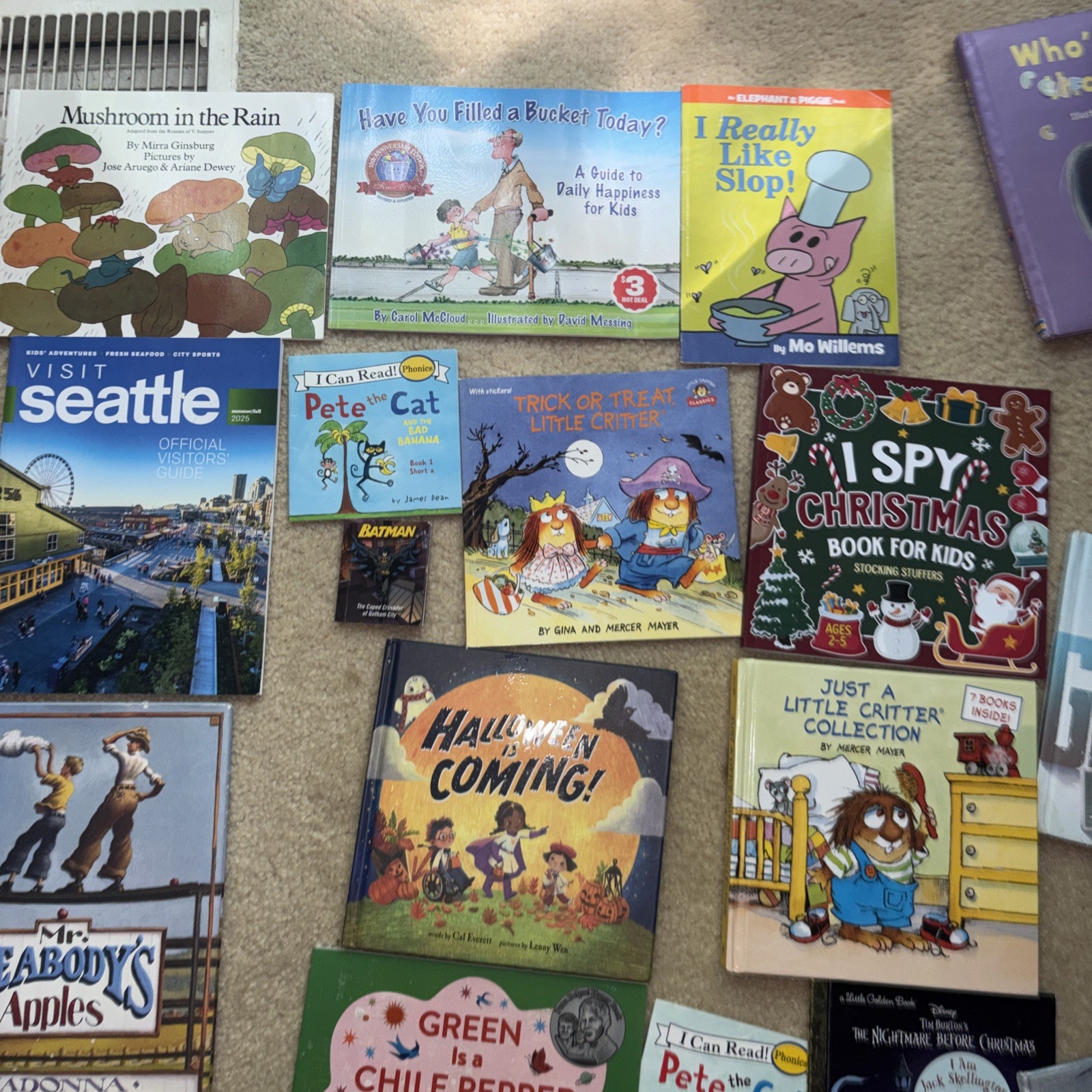 Lot of 30 Toddler Pete The Cat Kindergarten Marvel Books Miscellaneous