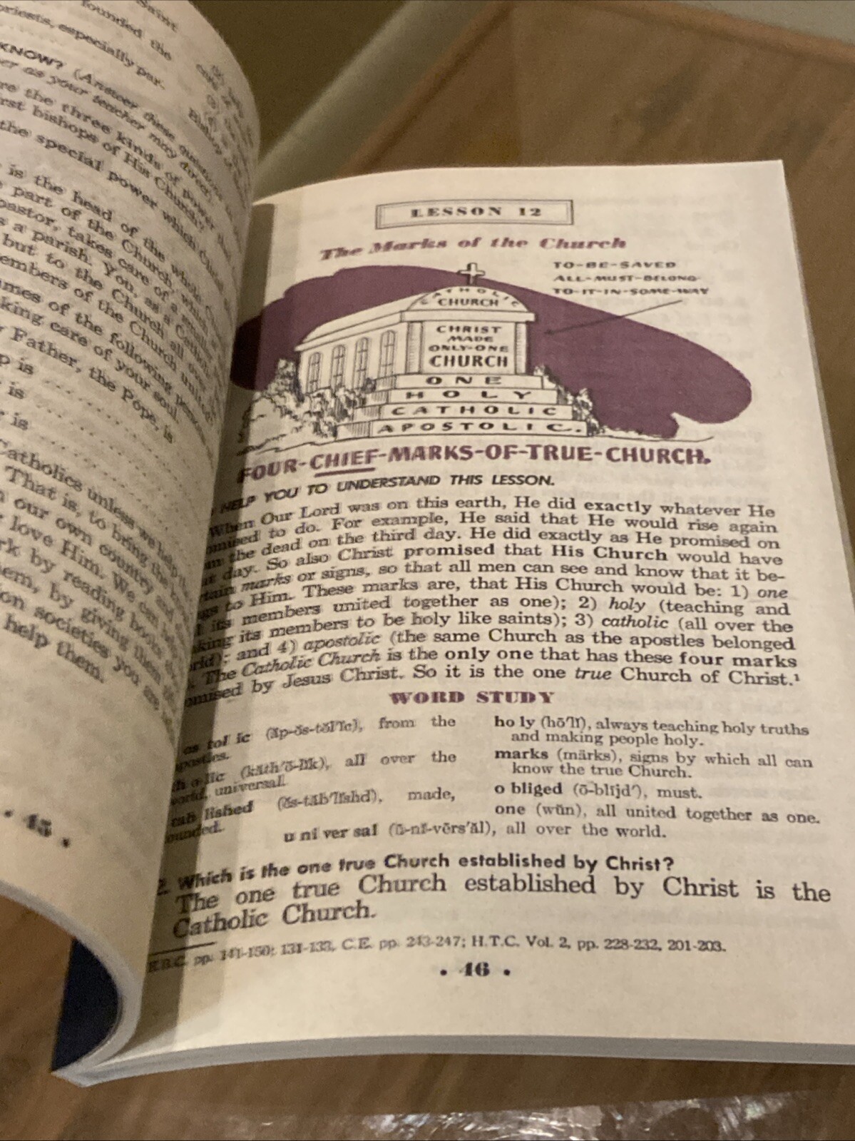 Father McGuire’s The New Baltimore Catechism No. 1 Official Revised Edition NEW