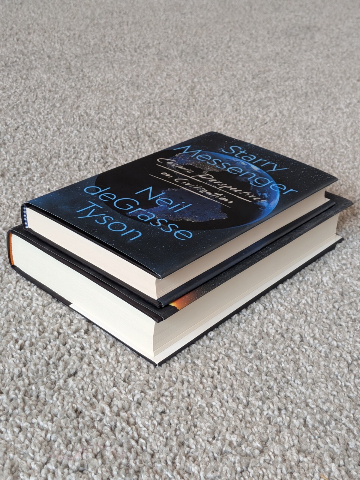 Clean Neil deGrasse Tyson Hardback Lot Starry Messenger Accessory To War