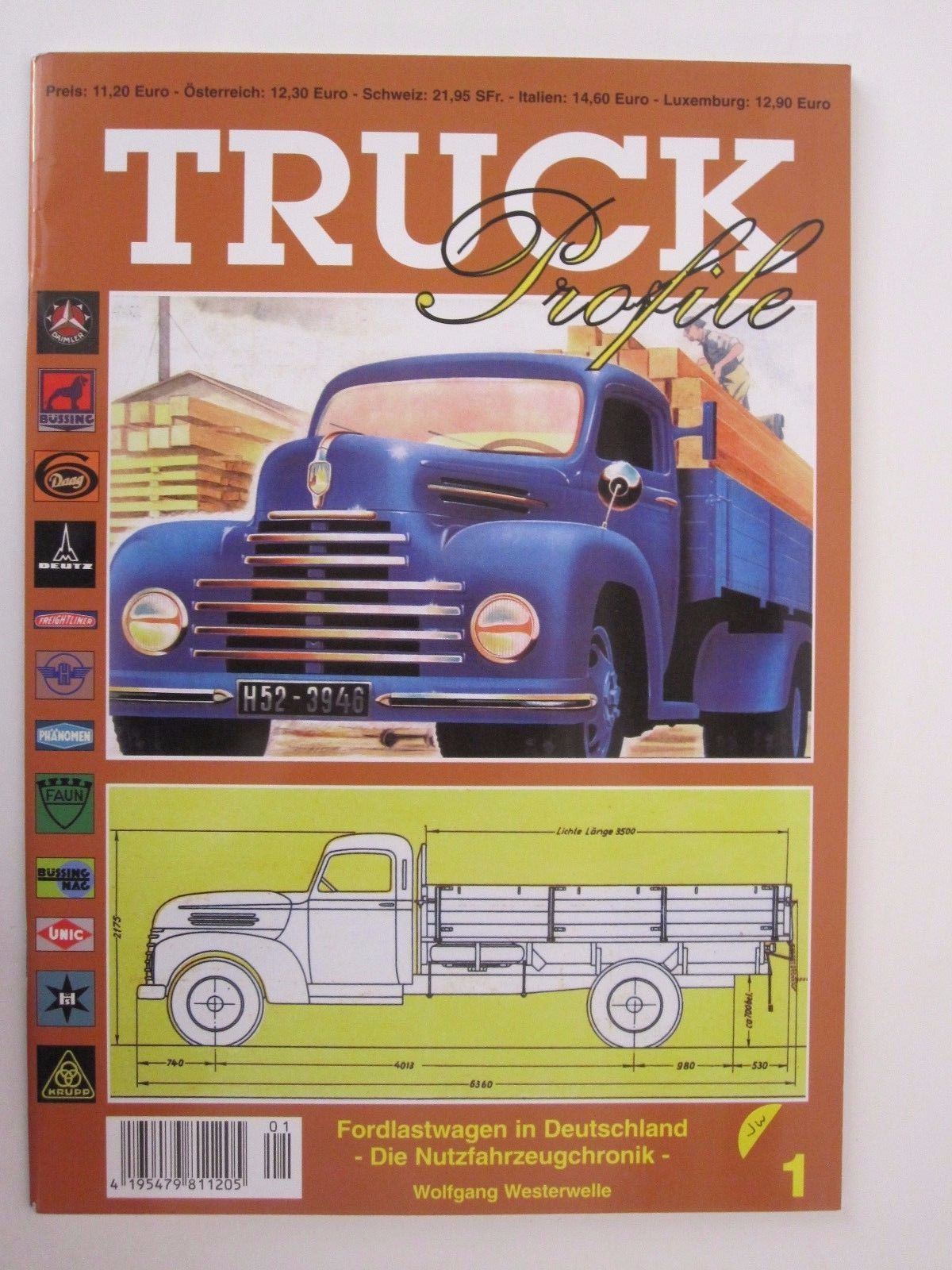 Truck Profile – 56 pages, Great Photos, PB staple bound, German Text