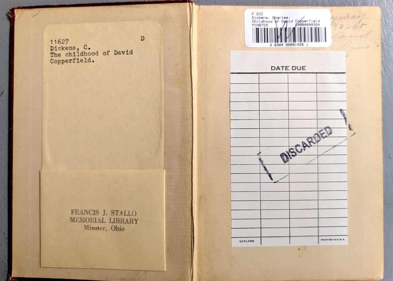 David Copperfield & David Copperfield’s Childhood Charles Dickens 1872-1898