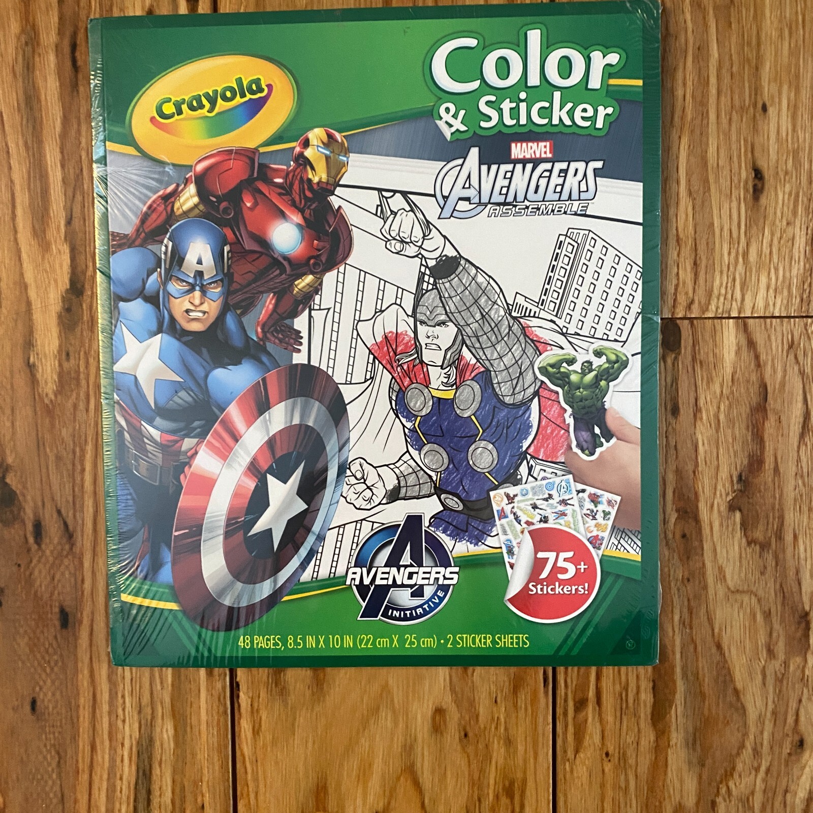 Crayola Marvel Avengers Initiative 2014 48 Pages NEW Hallmark Color & Sticker