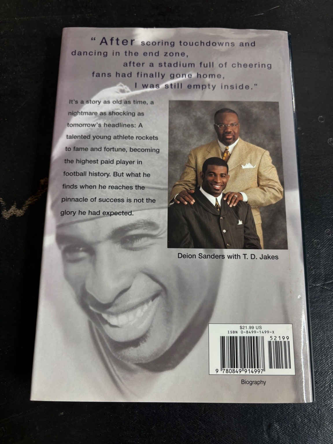Power, Money, & Sex Deion Sanders 1998 Autobiography Memoir Word Publishing