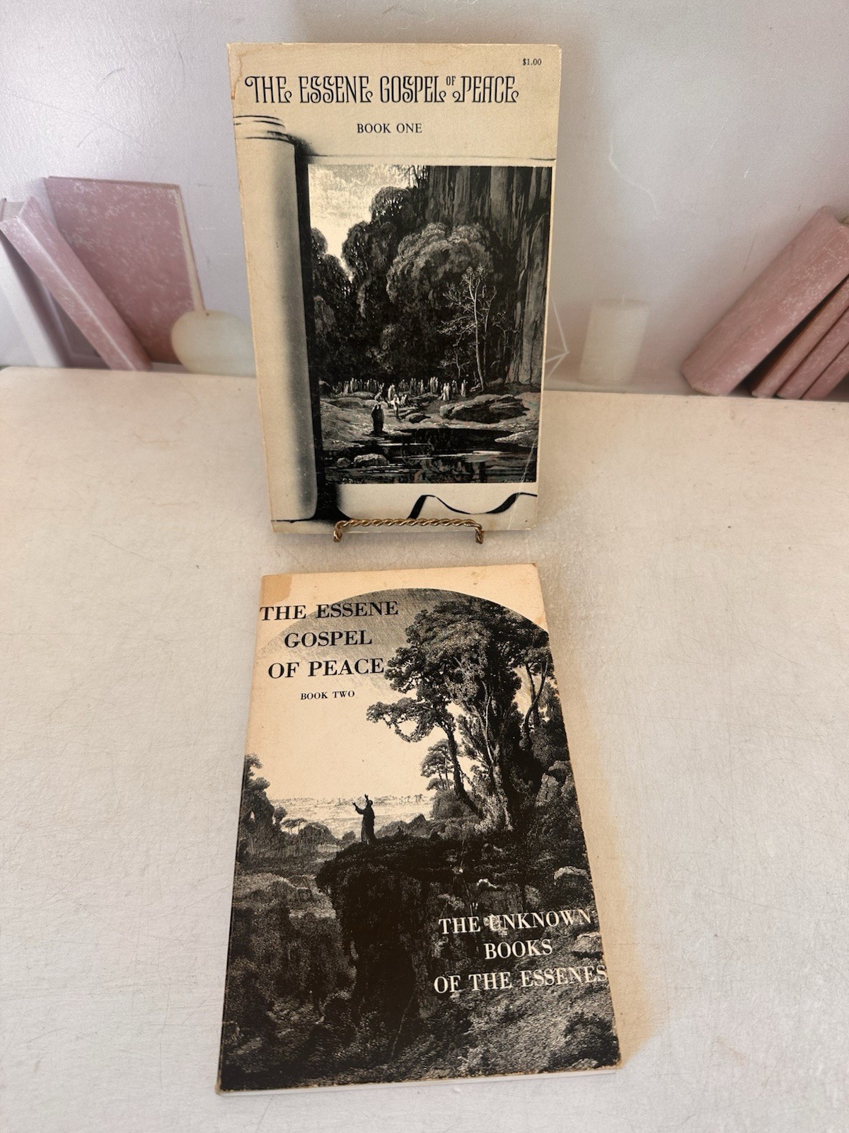 Essene Gospel Of Peace Book 1 & 2 Paperback Edmond Bordeaux Szekely 1981 PB Set