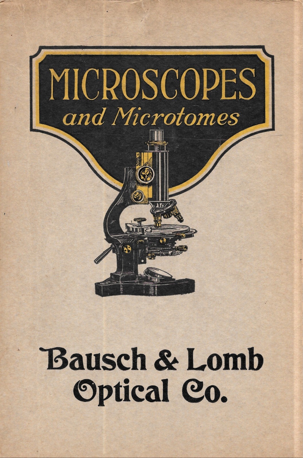 „MICROSCOPES, MICROTOMES and ACCESSORIES“ CATALOG – 1922