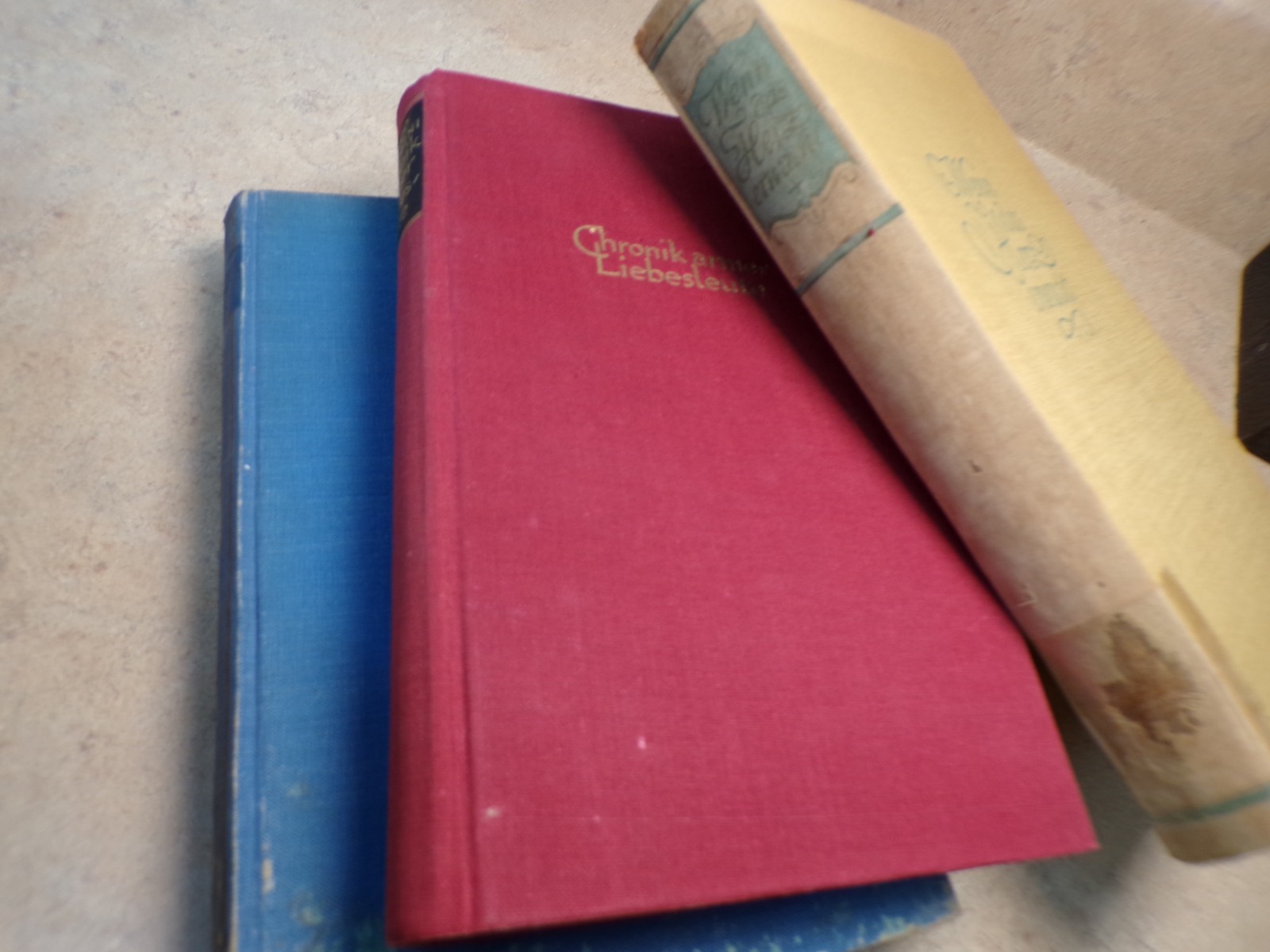 Lot of 17 Vintage German Books Bulk Lot Hardcovers Multicolored
