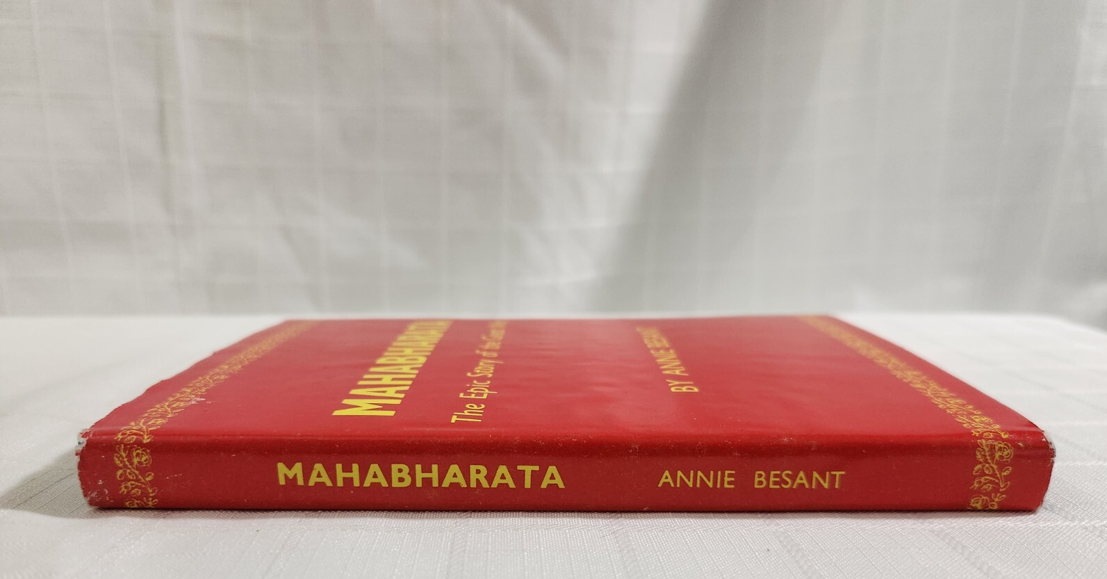 MAHABHARATA THE EPIC STORY OF THE GREAT WAR ANNIE BESANT HC/DJ 1978 rare