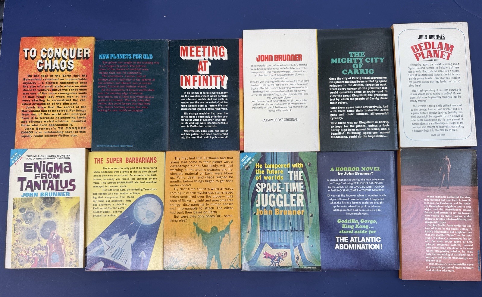 John Brunner Vintage PB Lot of 29 Ace DAW Ballentine Dell